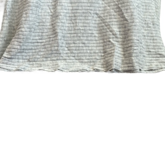 NEW We the Free Free People Ribbed Thermal Tee Size Large Gray - Picture 5 of 9